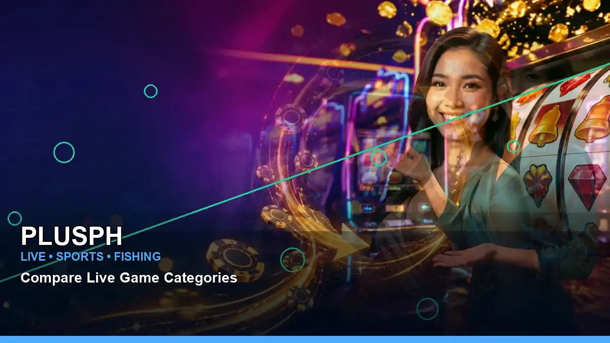 PLUSPH mobile-gaming scene showing a phone and wide-action gameplay