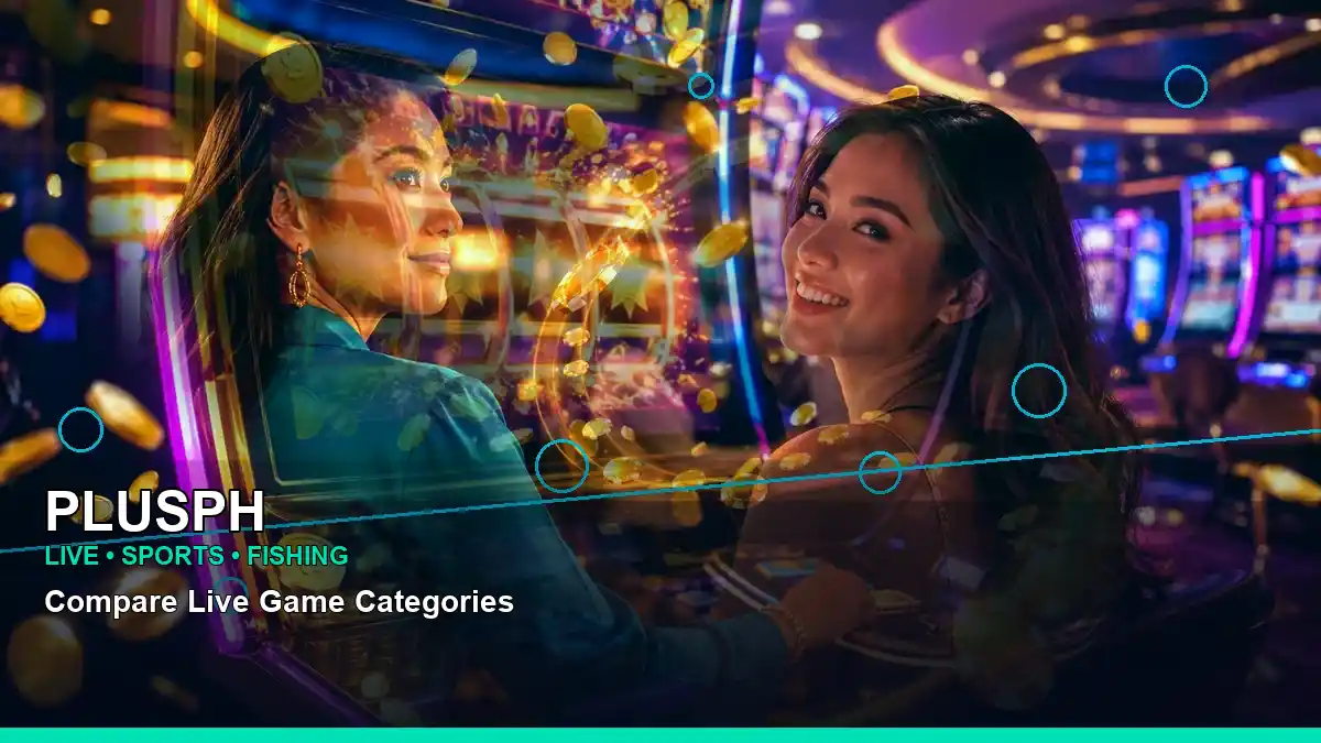 PLUSPH mobile casino information visual showing a layered collage and a first-deposit rewards theme; check current terms before relying on any offer