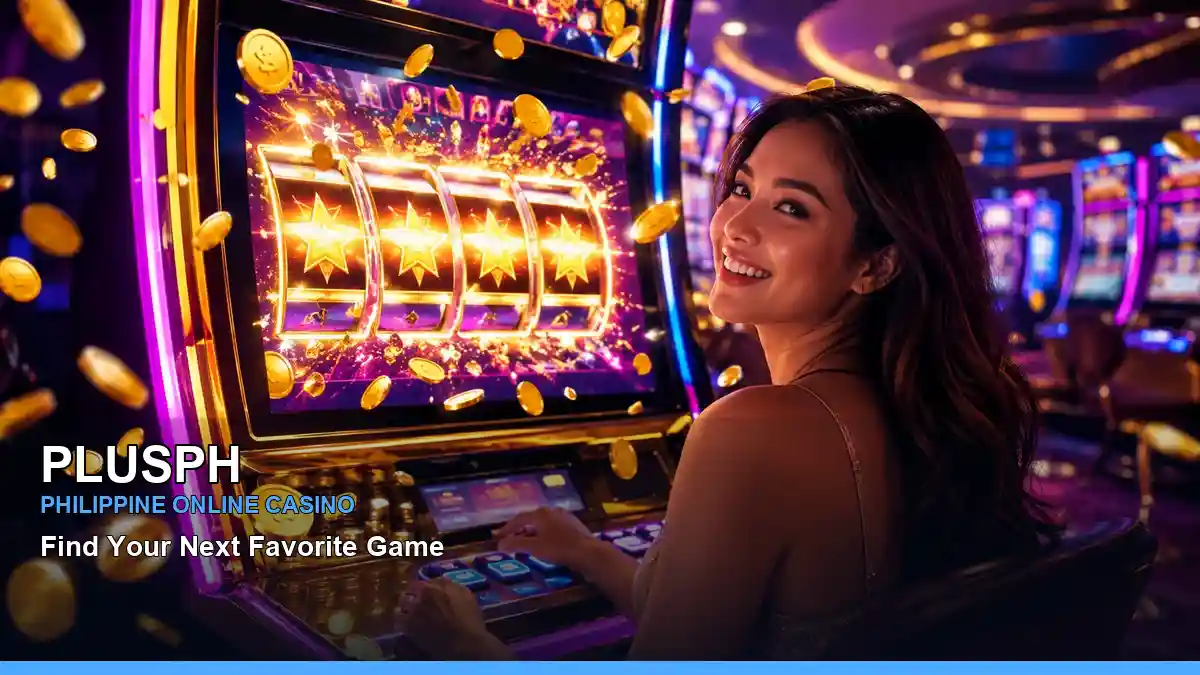 Celebratory jackpot slot artwork illustrating mobile casino play; verify current PLUSPH details before joining