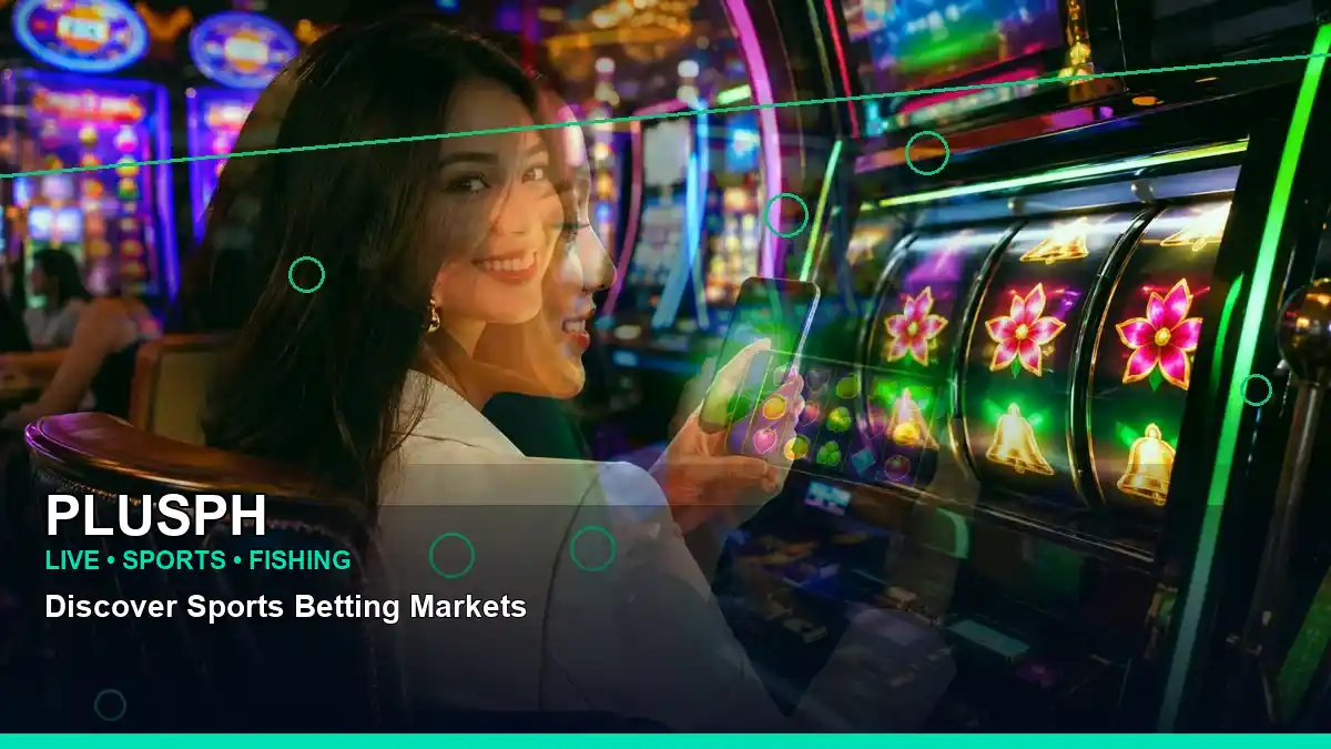 PLUSPH account funding checklist with an adult casino host and layered visual composition